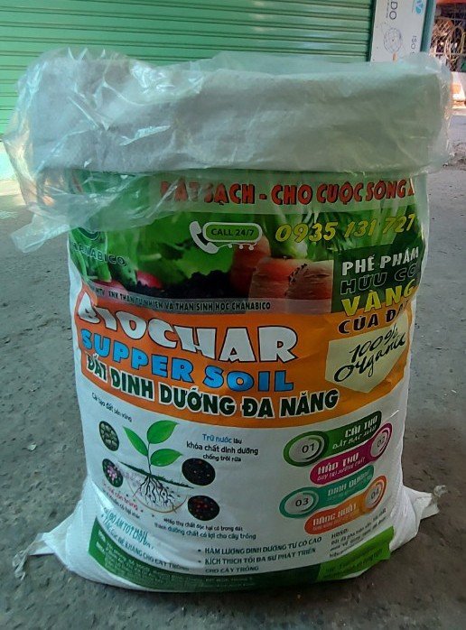 Đất Trồng Kiểng Lá Và Cây biochar Chanabico Giàu Dinh Dưỡng